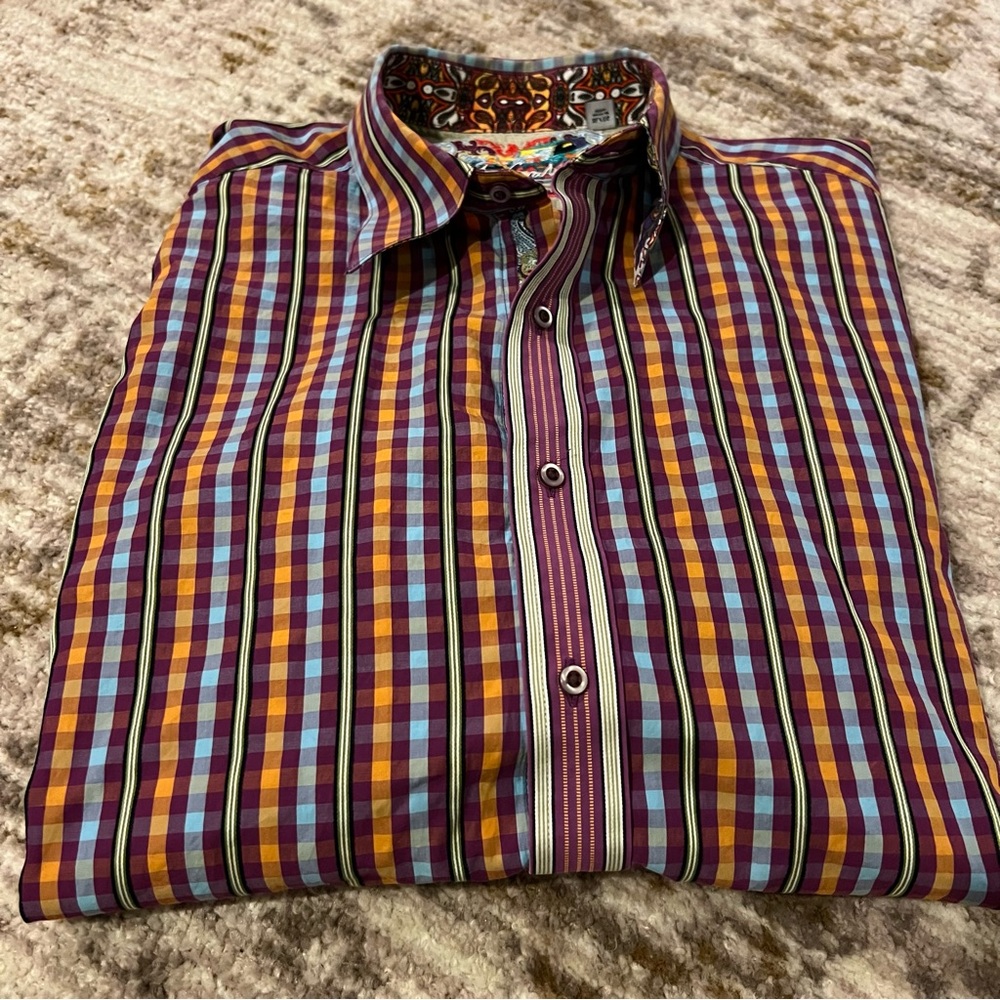 Robert Graham Men’s Button Up Shirt Size XL
